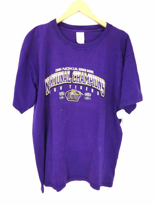USED古着 (ユーズドフルギ) LSU tigers プリントTシャツ HEAVYWEIGHT ULTRA COTTON メンズ トップス