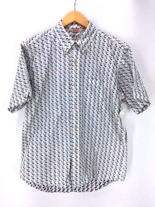 USED古着（ユーズドフルギ） TOM SHORT Hawaiian くじら柄 メンズ トップス