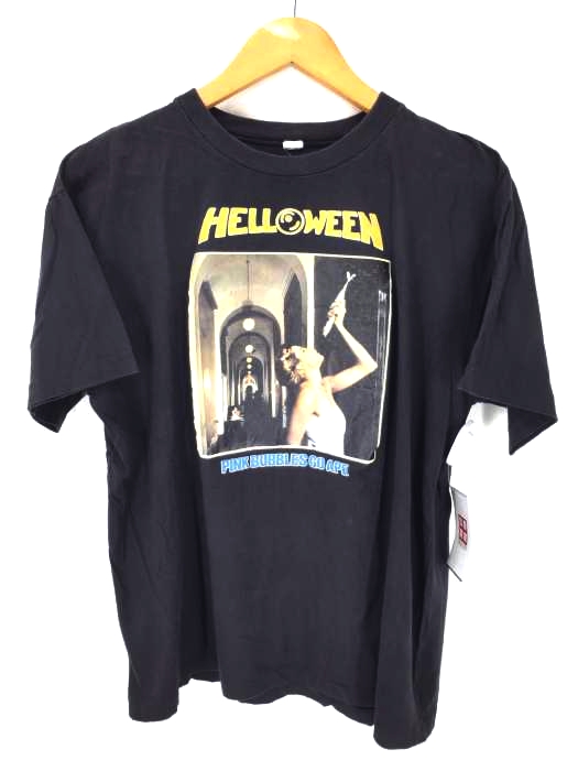 USED古着(ユーズドフルギ) Vintage Helloween Pink Bubbles Go Ape Promo Album Shirts 1991 メンズ トップス