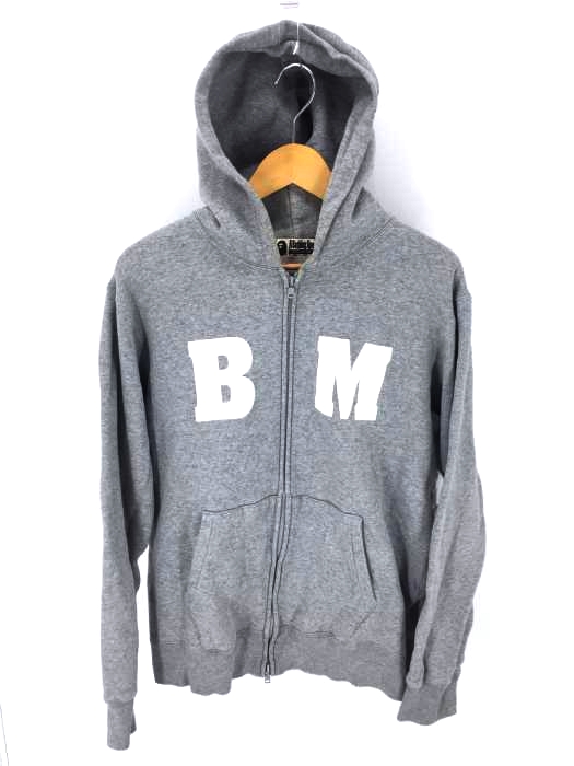 A BATHING APE（アベイシングエイプ） BABY MILO バックプリント ジップアップフーディー メンズ トップス
