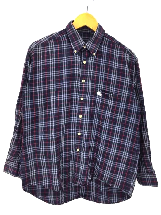Burberrys（バーバリーズ） B.D 紺ノバチェックシャツ メンズ トップス