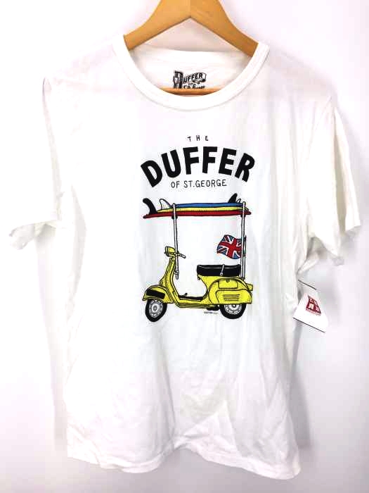 The DUFFER of ST.GEORGE（ザダファーオブセントジョージ） プリントクルーネックTシャツ メンズ トップス