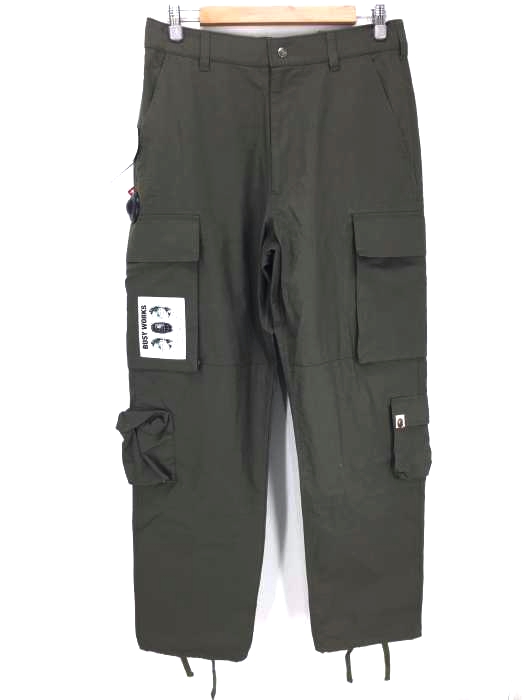 A BATHING APE（アベイシングエイプ） MULTI POCKET LOOSE FIT CARGO PANTS  BUSY WORKS 8ポケットカーゴパンツ メンズ パンツ