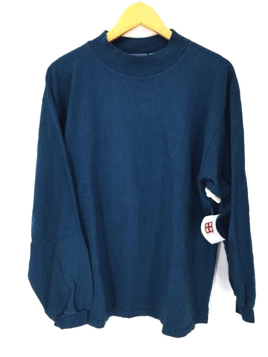 Hanes(ヘインズ) USA製 モックネック L/S TEE メンズ トップス