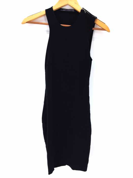 ZARA WOMAN(ザラ ウーマン) アシンメトリーワンピース ショルダージップデザイン レディース ワンピース