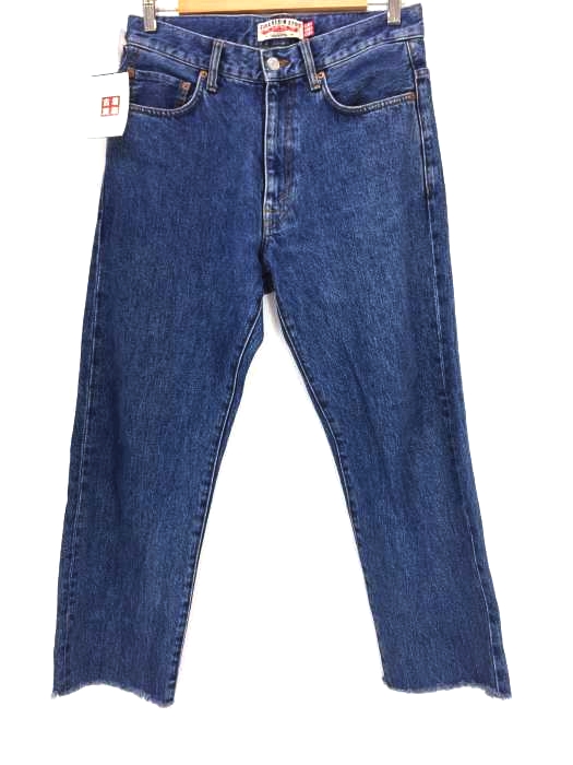 ZARA MAN（ザラマン） high rise カットオフ ワイドデニム ジーンズ メンズ パンツ