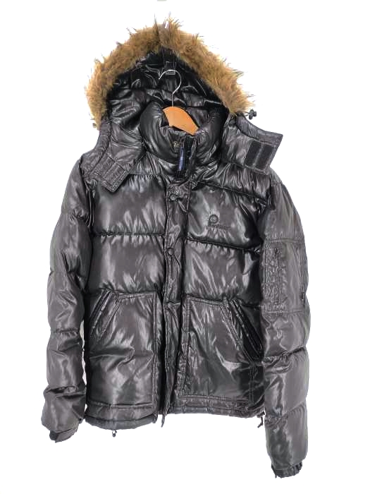 Penfield（ペンフィールド） ロゴ刺しゅう ファーフード ダウンジャケット メンズ アウター