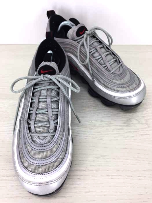 NIKE（ナイキ） AIR VAPORMAX 97 METALLIC SILVER/VARSITY RED メンズ シューズ