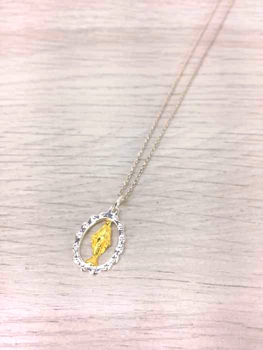 con affetto（コンアフェット） シルバーマリアネックレス　925 レディース アクセサリー