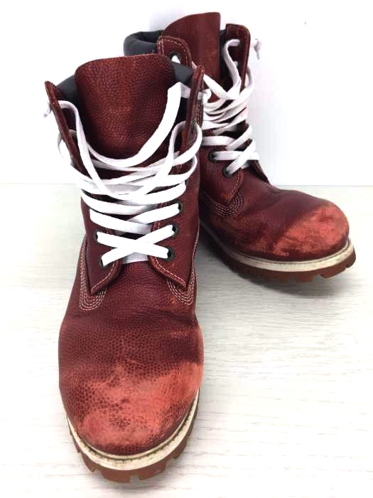 Timberland（ティンバーランド） USA製 プレミアム ブーツ OXBLOOD/BORD 7W 編み上げ メンズ シューズ