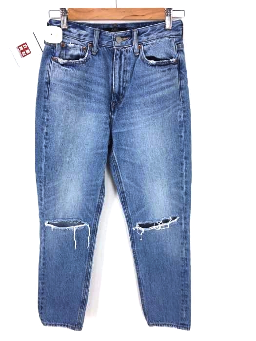 Azul By Moussy アズールバイマウジー クラッシュハイウエストデニム メンズ パンツ ブランド古着買取販売バズストア
