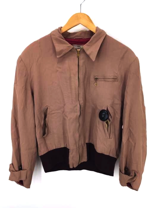 USED古着(ユーズドフルギ) Admral Byrd prenticeジップ スウィングトップ 肩パッド メンズ アウター