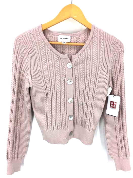 JILL by JILLSTUART(ジルバイジルスチュアート) ヘンリーVケーブルニットカーディガン レディース トップス