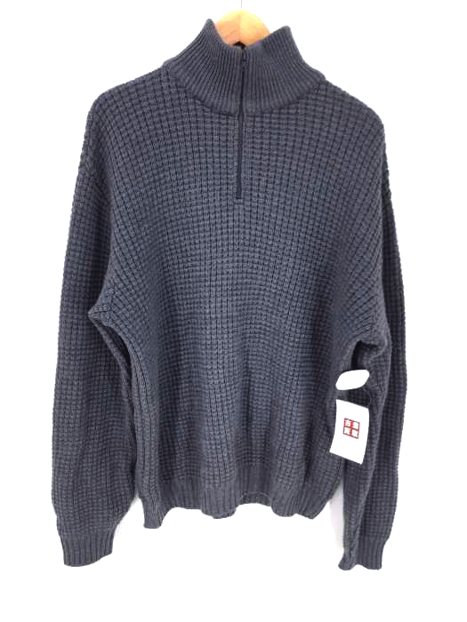 BARNEYS NEWYORK（バーニーズニューヨーク） イタリア製 ハーフジップニット メンズ トップス