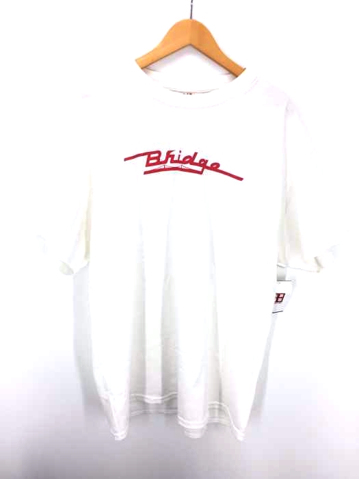 bridge（） SKATEBOARD SHOP ロゴプリントTシャツ メンズ トップス