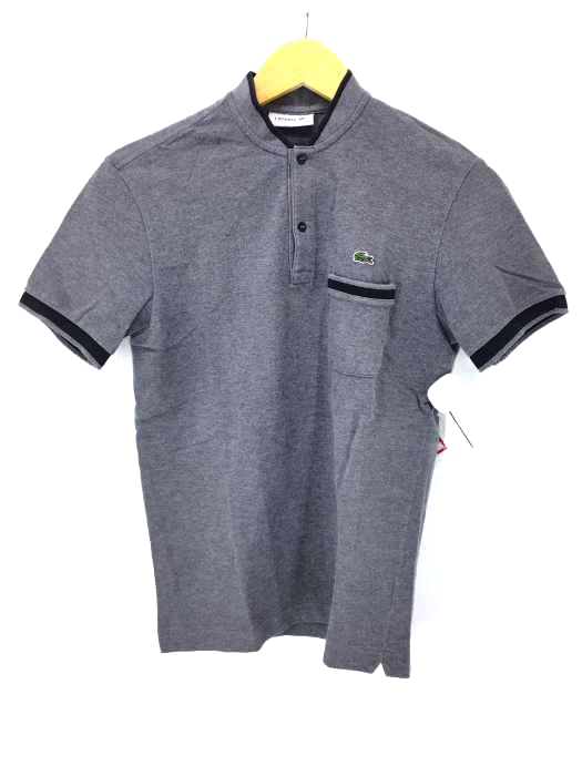 LACOSTE（ラコステ） ノーカラー ポロシャツ メンズ トップス