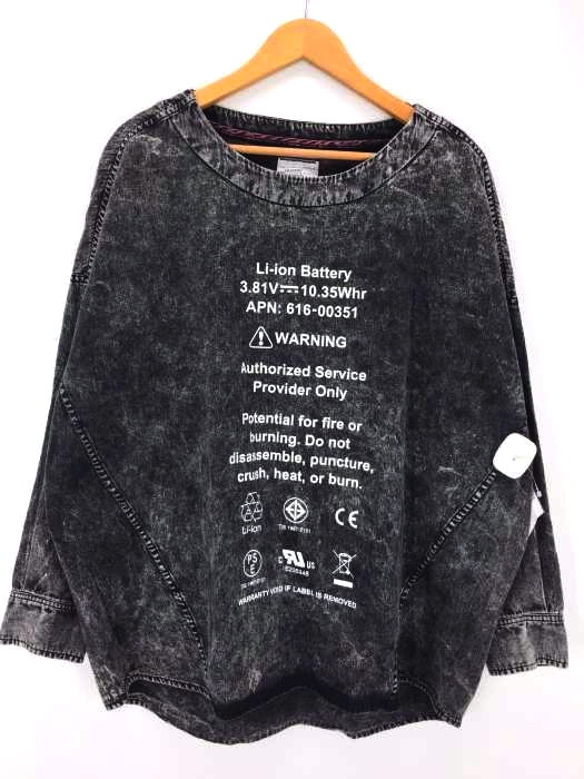 SHAREEF（シャリーフ） ケミカルウォッシュ デニム L/S シャツ メンズ トップス