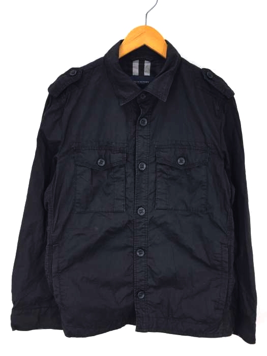 BURBERRY LONDON（バーバリーロンドン） 裏ノバチェック ミリタリーシャツジャケット メンズ アウター