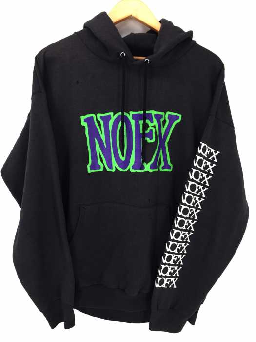 USED古着  （ユーズドフルギ） NOFX 90S vintage パーカー メンズ トップス