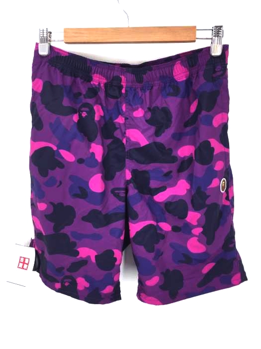 A BATHING APE（アベイシングエイプ） COLOR CAMO BEACH SHORTS メンズ パンツ
