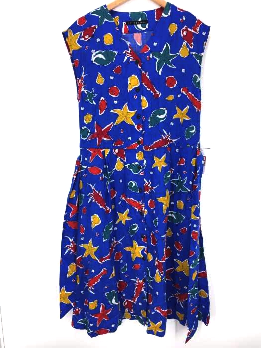 Child Woman チャイルドウーマン 海のモチーフ フレンチスリーブ ワンピース レディース ワンピース ブランド古着買取販売バズストア