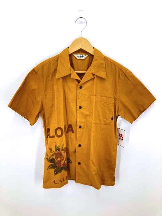 CALEE(キャリー) S/S SHEETING SOUVENIR ALOHA SHIRT メンズ トップス