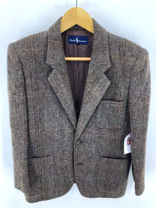 RALPH LAUREN(ラルフローレン) チェック柄2Bウールテーラードジャケット メンズ アウター