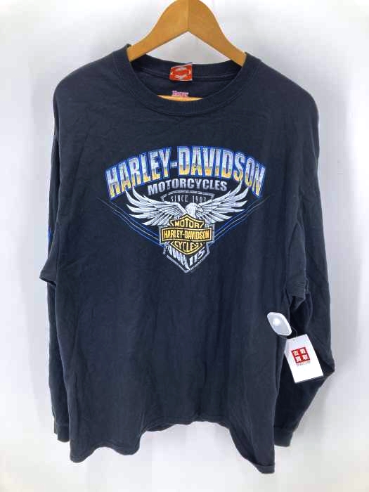 HARLEY-DAVIDSON（ハーレーダビッドソン） フロントプリントロングスリーブtシャツ メンズ トップス
