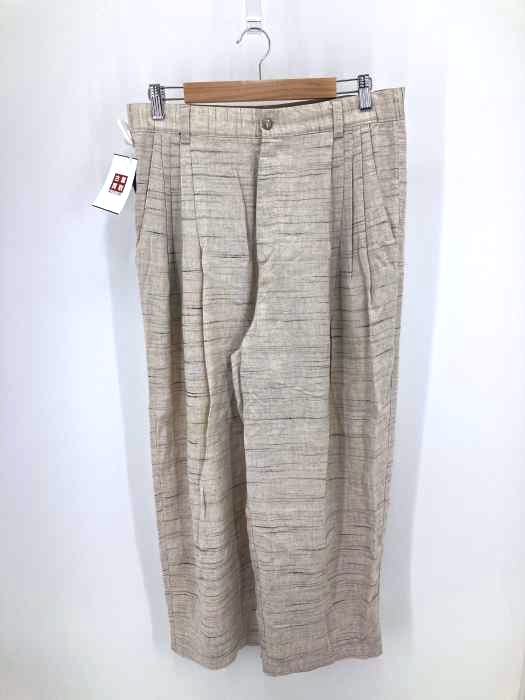 USED古着(ユーズドフルギ) スリータックレーヨンワイドパンツ メンズ パンツ