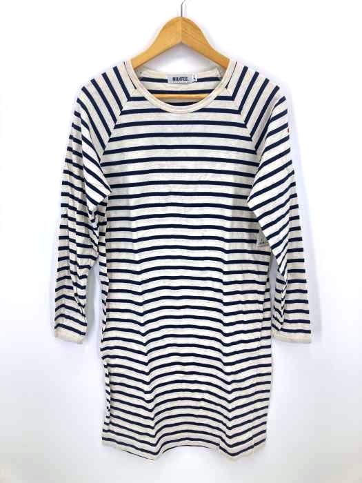 MILKFED.(ミルクフェド) STRIPED DRESSストライプ ボーダー ロングスリーブ ドレス レディース ワンピース
