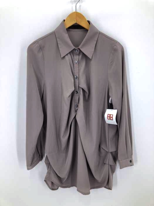 panaji（パナジ） ハーフボタンロングシャツ レディース トップス