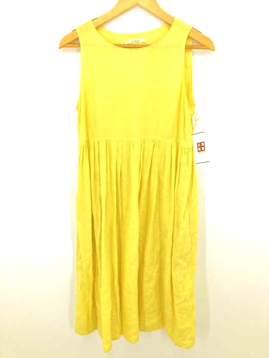 Le Glazik ルグラジック リネンクロス ノースリーブワンピース レディース ワンピース ブランド古着買取販売バズストア