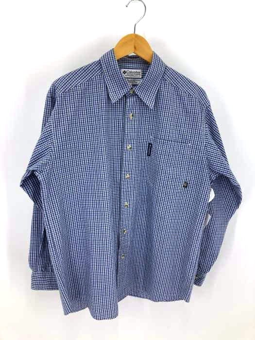 Columbia（コロンビア） ロゴデザインチェック柄シャツ メンズ トップス