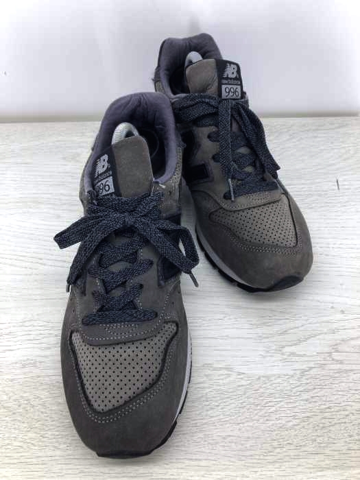 NEW BALANCE（ニューバランス） USA製ML996DGY チャコール・ヌバックオールレザーシューズ メンズ シューズ