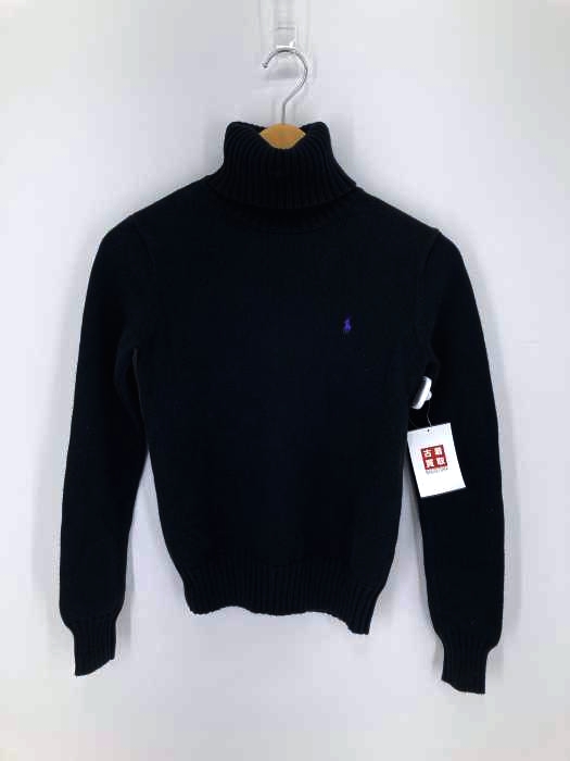 RALPH LAUREN(ラルフローレン) タートルネックポニー刺繍コットンニット セーター レディース トップス