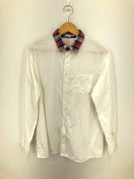 CARVEN（カルヴェン） チェック切替シャツ メンズ トップス