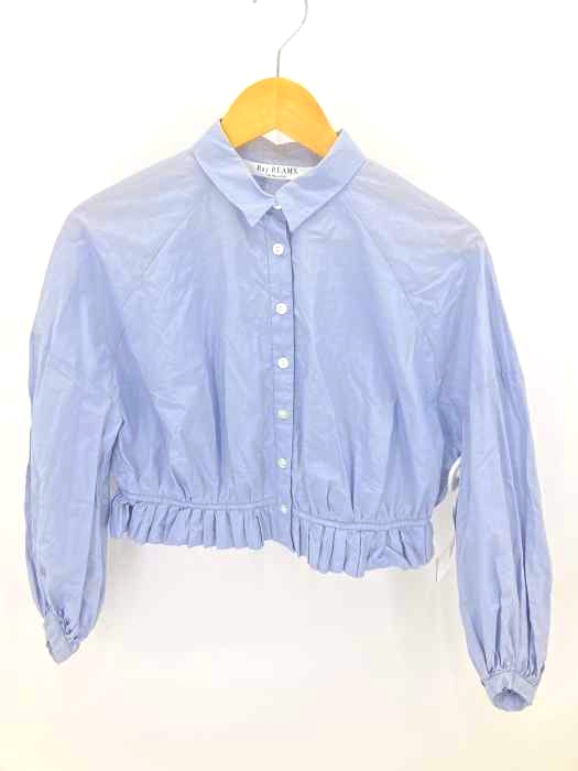 Ray BEAMS(レイビームス) ギャザー ペプラム シャツ レディース トップ レディース トップス