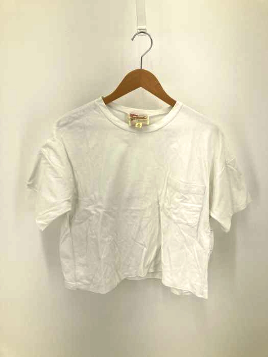 Traditional Weatherwear（トラディショナルウェザーウェア） 切替ショート丈ポケットTシャツ レディース トップス