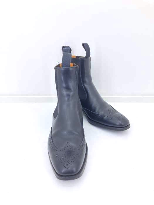 Trickers（トリッカーズ） BOX CALF ウィングチップサイドゴアブーツ ビブラムソール メンズ シューズ