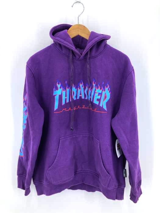 THRASHER MAGAZINE（スラッシャーマガジン） FIRE FRAMEパーカー メンズ トップス