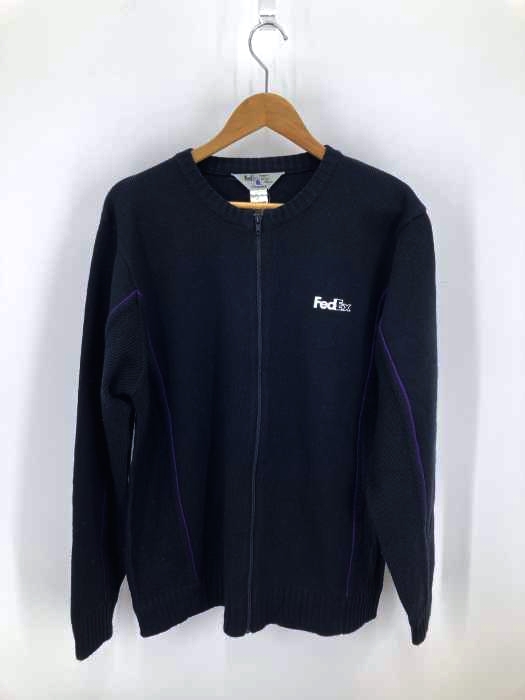 USED古着(ユーズドフルギ) FedEx ジップアップニットブルゾン メンズ アウター