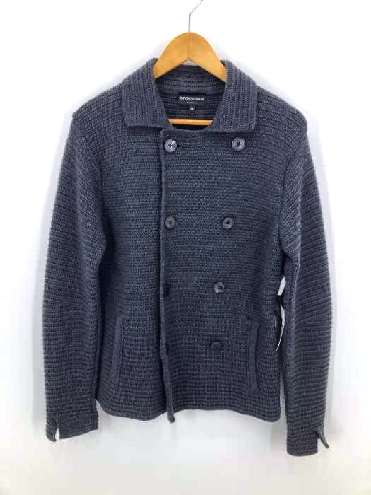 EMPORIO ARMANI（エンポリオアルマーニ） ウール ニットPコート メンズ アウター