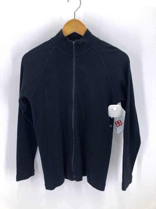 agnes b. homme コットン ジップアップスウェット フランス製 00s~ agnes b. ジップ スウェット ブルゾン ジャケット ブラック