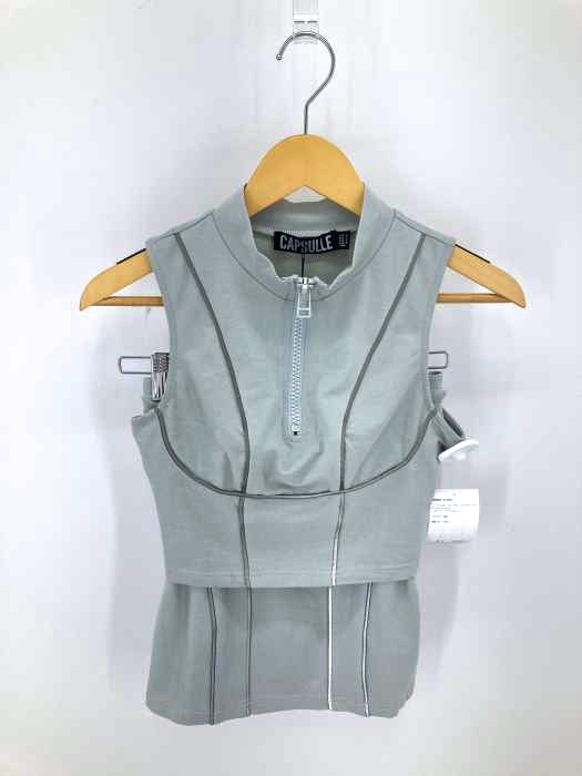 CAPSULLE（カプセル） ハーフジップノースリーブセットアップ レディース セットアップ