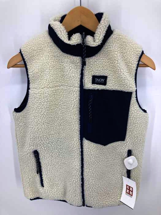 TAION（タイオン） DOWN×BOA reversible down vest リバーシブル ボア ダウンベスト レディース トップス