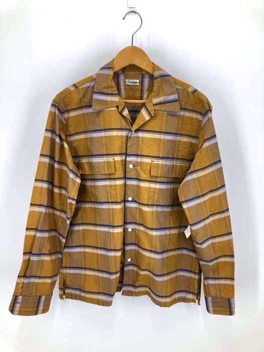 Camoshita UNITED ARROWS（カモシタユナイテッドアローズ） チェック柄オープンカラーシャツ メンズ トップス