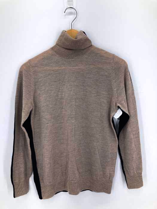 AQUASCUTUM（アクアスキュータム） カシミヤタートルネックデザイン切替ニット レディース トップス