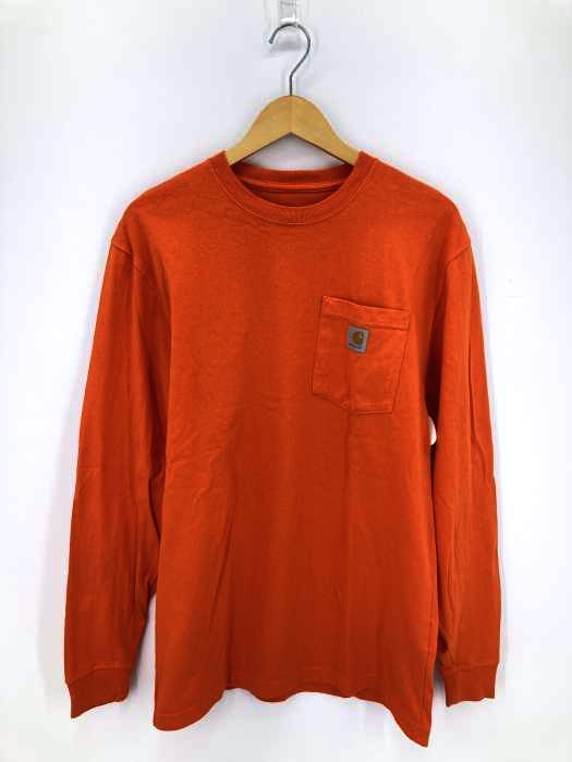 Carhartt（カーハート） ロゴデザイン胸ポケットロングスリーブt メンズ トップス