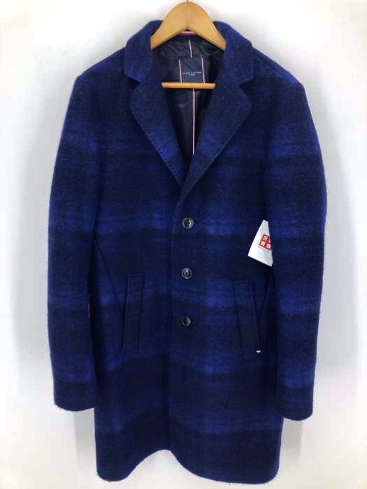 TOMMY HILFIGER（トミーヒルフィガー） CHECK WOOL OVERCOAT メンズ アウター