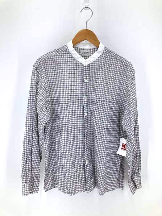 Steven Alan（スティーブンアラン） C/S CHECK BAND CLC-BOLD SHIRT メンズ トップス